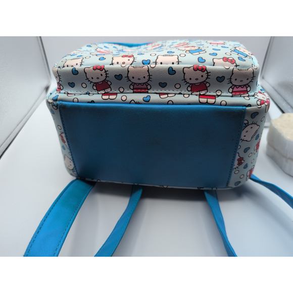 Loungefly Hello Kitty And Dear Daniel Allover Print Blue Mini Backpack Bag
